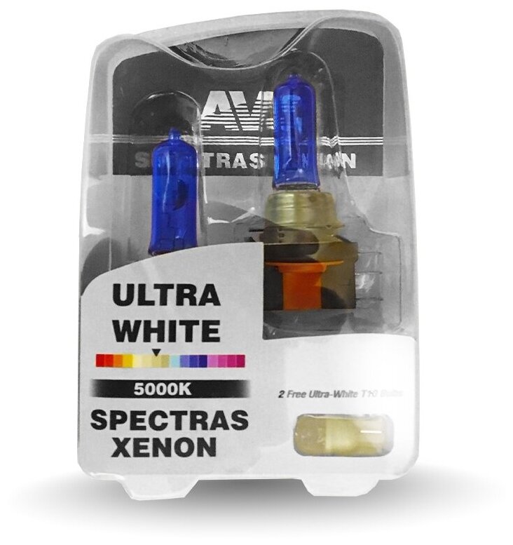 Газонаполненные лампы AVS SPECTRAS Xenon 5000K H15 12V 15/55W, комплект 2+2 (T-10) шт.