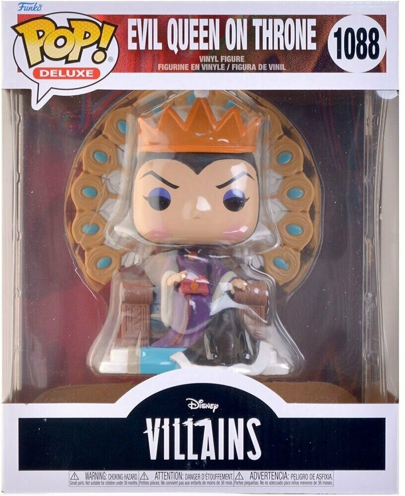 Фигурка Funko POP! Deluxe. Disney. Villains: Evil Queen on Throne