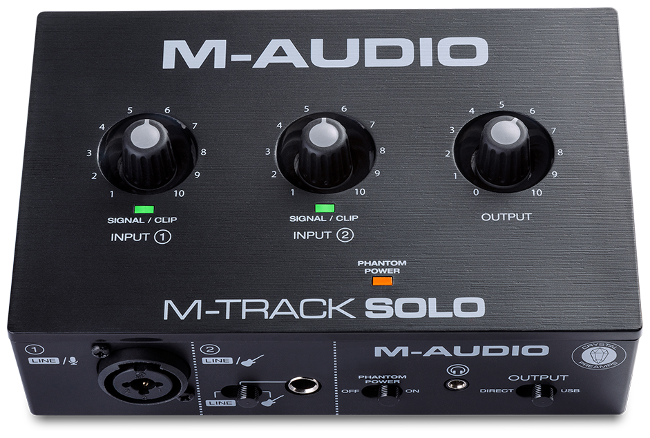 M-Audio M-Track Solo внешний аудиоинтерфейс