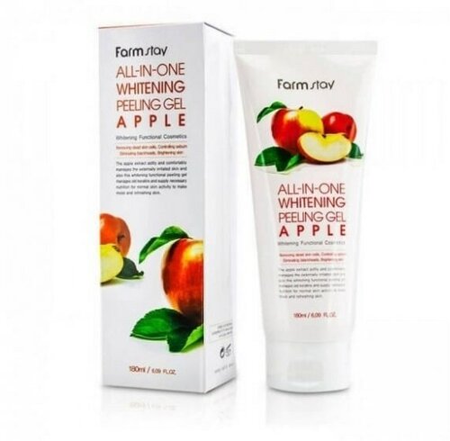 Пилинг с яблоком Farmstay ALL IN ONE REFRESH PEELING GEL CREAM APPLE 180ml