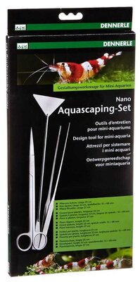 Ножницы для аквариумных растений Dennerle Nano Aquascaping-Set, набор стальной