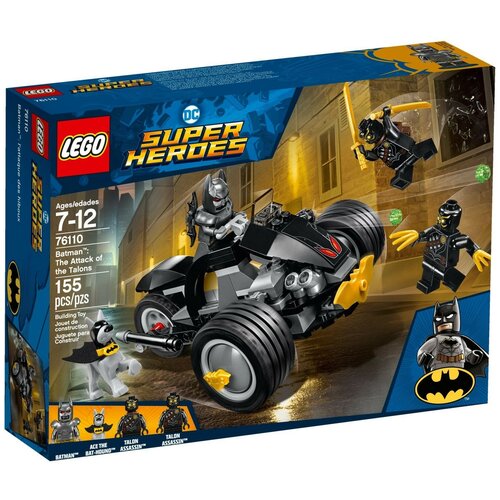 lego super heroes бэтмен нападение когтей 76110 LEGO DC Super Heroes 76110 Бэтмен: Нападение Когтей, 155 дет.