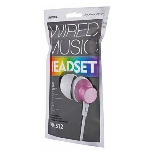 Наушники Remax RM-512 Mic пульт 38400₽