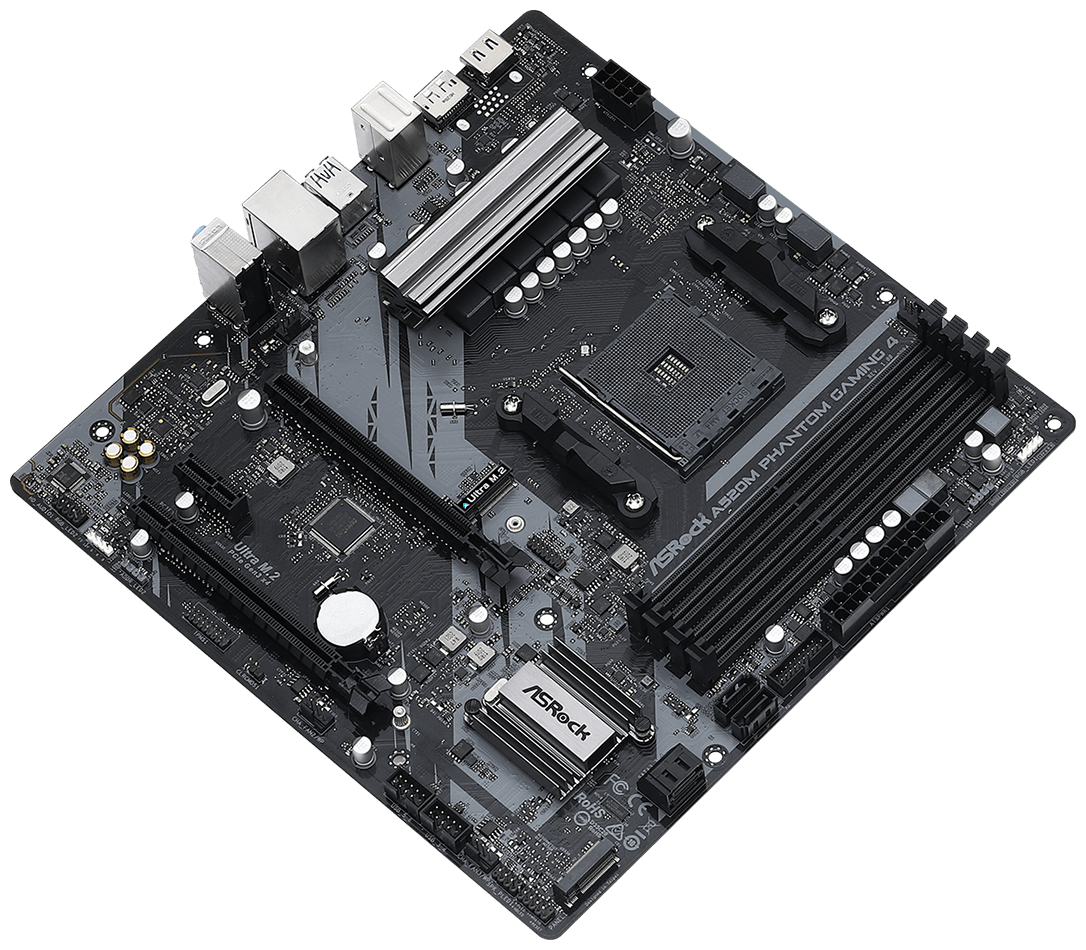 Материнская плата ASROCK A520M PHANTOM GAMING 4 (A520M PHANTOM GAMING 4)