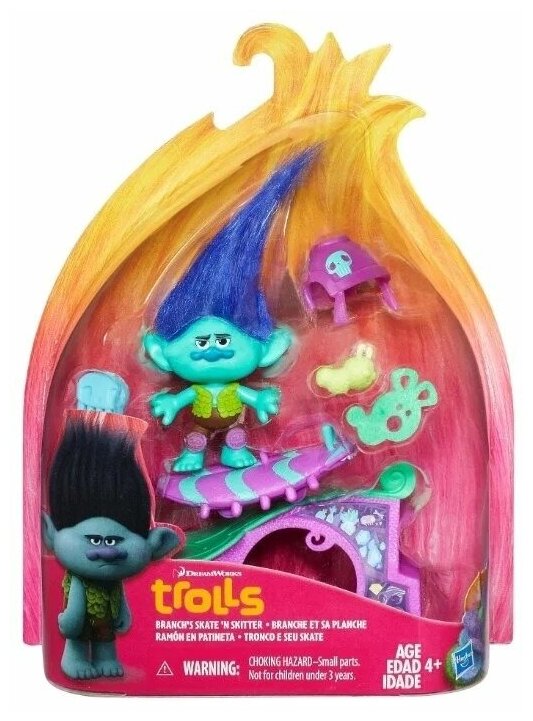 Игровой набор Trolls Branche's skate'n skitter