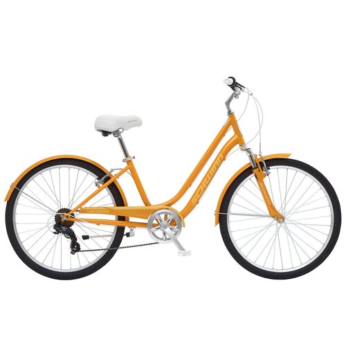 фото Городской велосипед schwinn suburban women оранжевый 17.5" (требует финальной сборки)