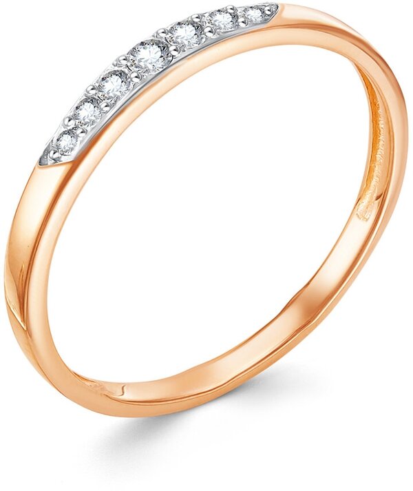 Кольцо Diamant online золото, 585 проба, циркон