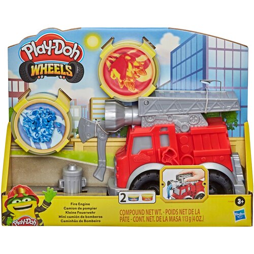 Масса для лепки Play-Doh Пожарная машина (F0649) 2 цв. набор игровой play doh масса для лепки пожарная машина х3шт