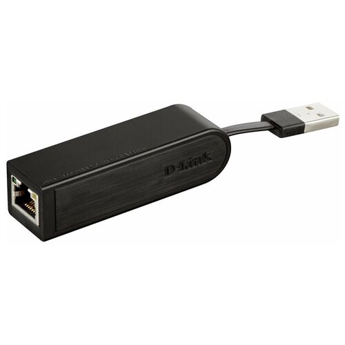 Адаптер D-Link DUB-E100/B/D1А, черный сетевой адаптер ethernet d link dub e100 b d1a usb