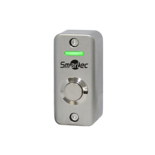 ST-EX012LSM Smartec Кнопка металлическая, 2-х цветный СИД индикатор, накладная, НР контакты