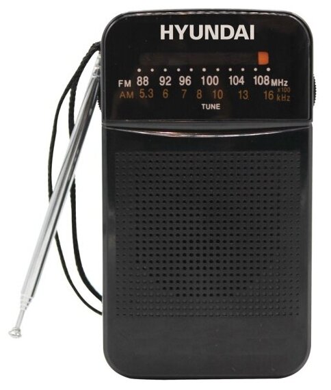 Радиобудильник Hyundai H-PSR110, черный