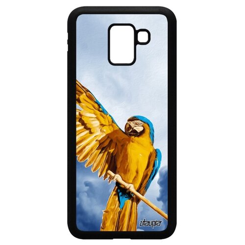 фото Чехол на телефон samsung galaxy j6 2018, "попугай" какаду ара utaupia