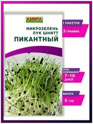 Семена микрозелени Лук Шнитт - 1 упаковка