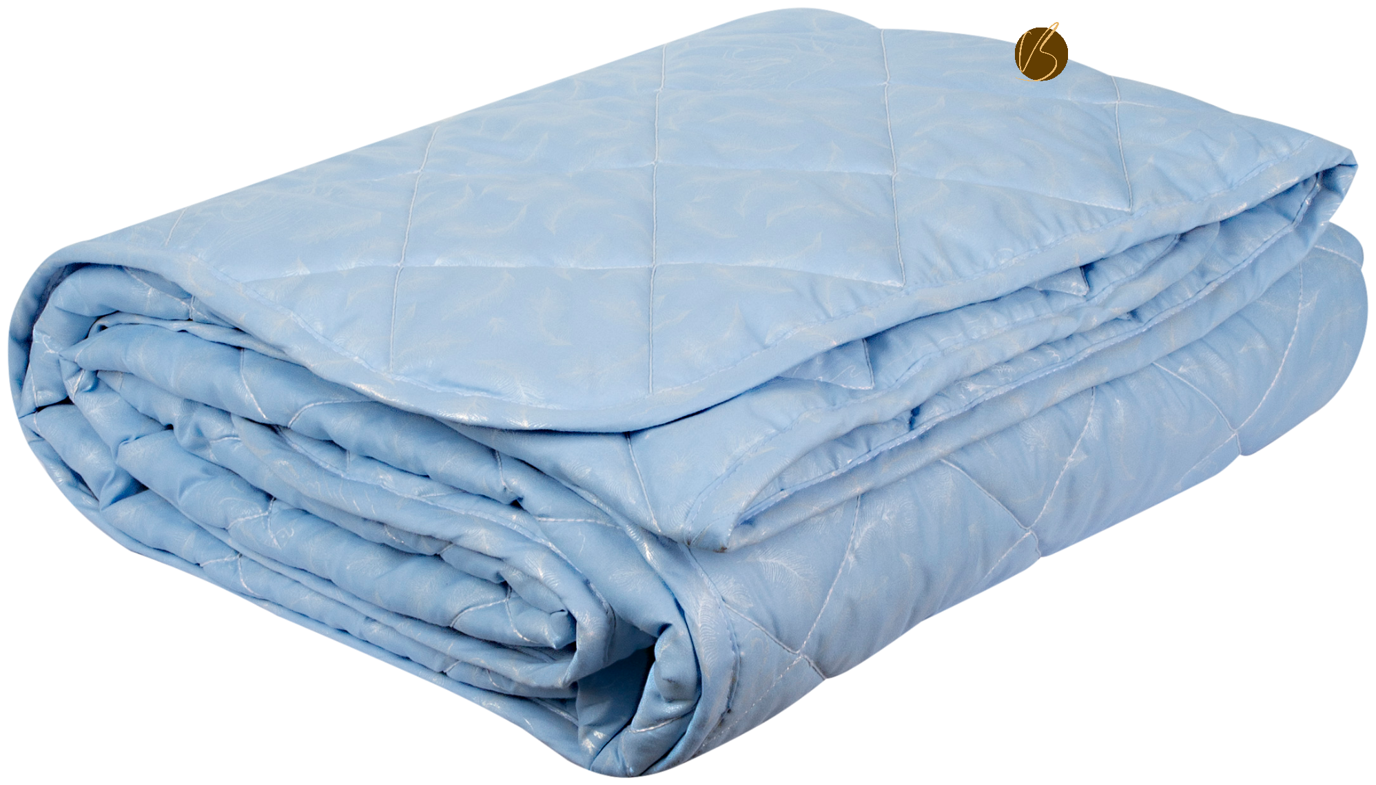 Одеяло 1.5 спальное облегченное лебяжий пух эко 140х205 - фотография № 1