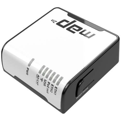 фото Wi-fi роутер mikrotik map 2n, белый/черный