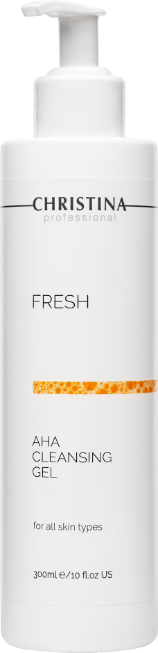 FRESH AHA CLEANSING GEL FOR ALL SKIN TYPES, PH 2,6-3,6 Очищающий гель с фруктовыми кислотами для всех типов кожи, 300 мл