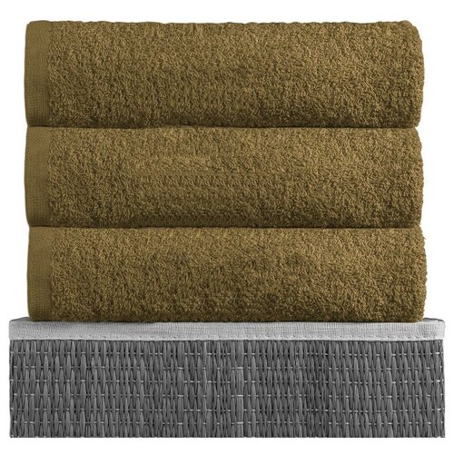 BAYRAMALY Покрывало-простыня Benj Цвет: Тёмно-Оливковый (180х210 см)