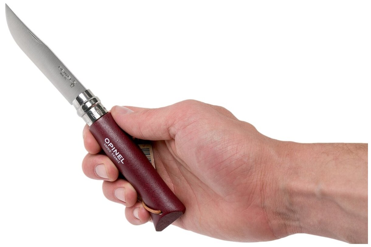 Складной нож OPINEL Tradition Trekking №08, 190мм, черный - фото №7