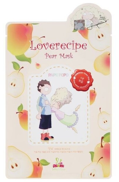 Sally’s Box Loverecipe Pear Mask тканевая маска с грушей, 20 мл