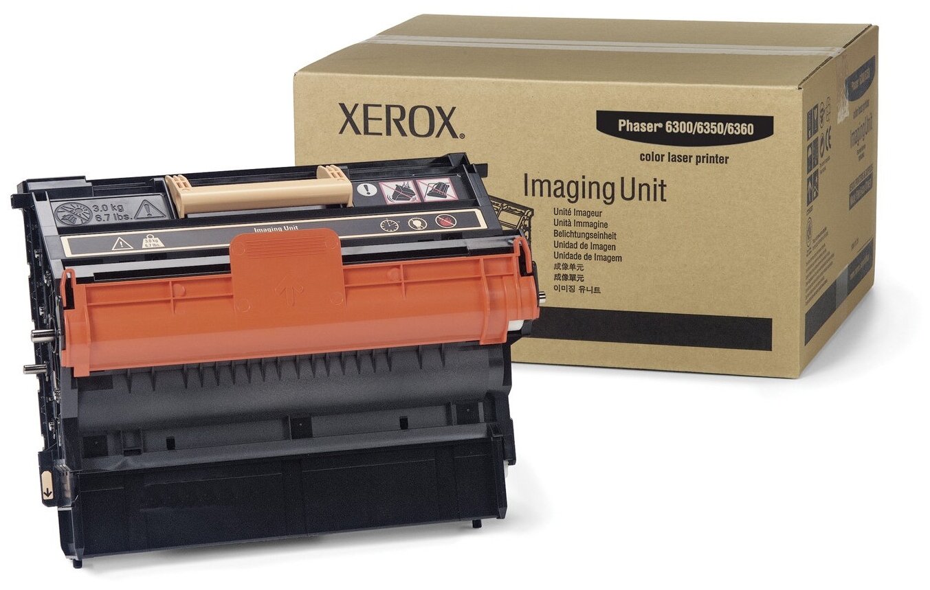 Фотобарабан Xerox 108R00645, для Xerox Phaser 6300, Xerox Phaser 6350, Xerox Phaser 6360, черный, 35000 стр.