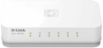 Коммутатор D-Link DES-1005C, количество портов: 5x100 Мбит/с (DES-1005C/B1A)