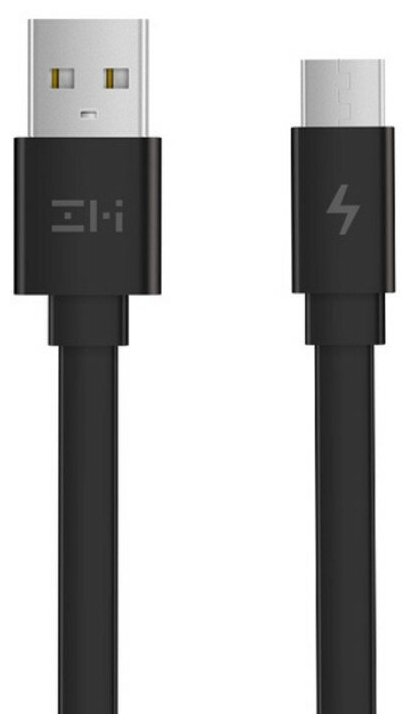 Кабель Xiaomi ZMI AL600 USB - MicroUSB 100cm Black - фото №1