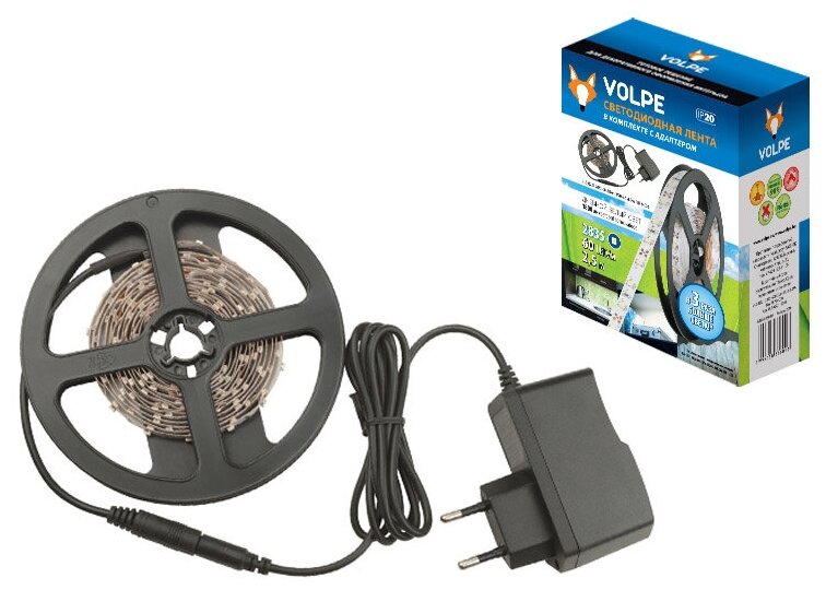 VOLPE ULS-Q721 2835-60LED-m-IP20-2.5M-DW RRP24C00