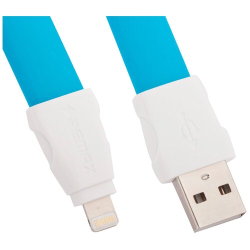 Кабель Remax Full Speed 2 USB - Apple Lightning (RC-011i ), 1 м, синий usb кабель remax full speed series 2 cable rc 011i для apple 8 pin красный