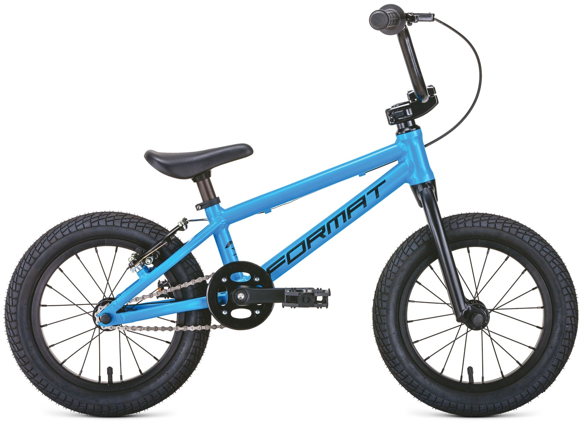 Детский велосипед Format Kids BMX 14 (2020) голубой 14" (требует финальной сборки)