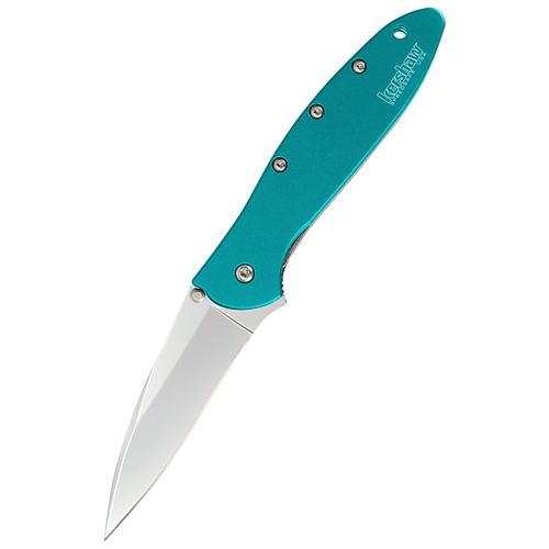 нож kershaw 1660grdblk leek Kershaw Leek 1660OL/OR/PUR/TEAL голубой