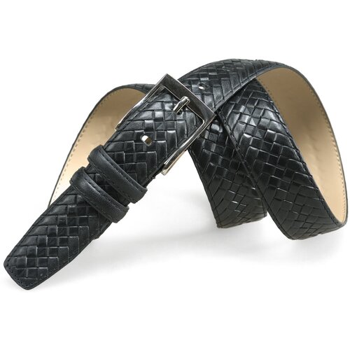 фото Ремень olio rosti, размер 120, черный