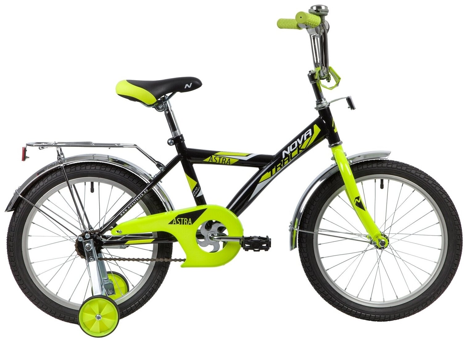 Детский велосипед Novatrack Astra 18" (2020) 18 Черный