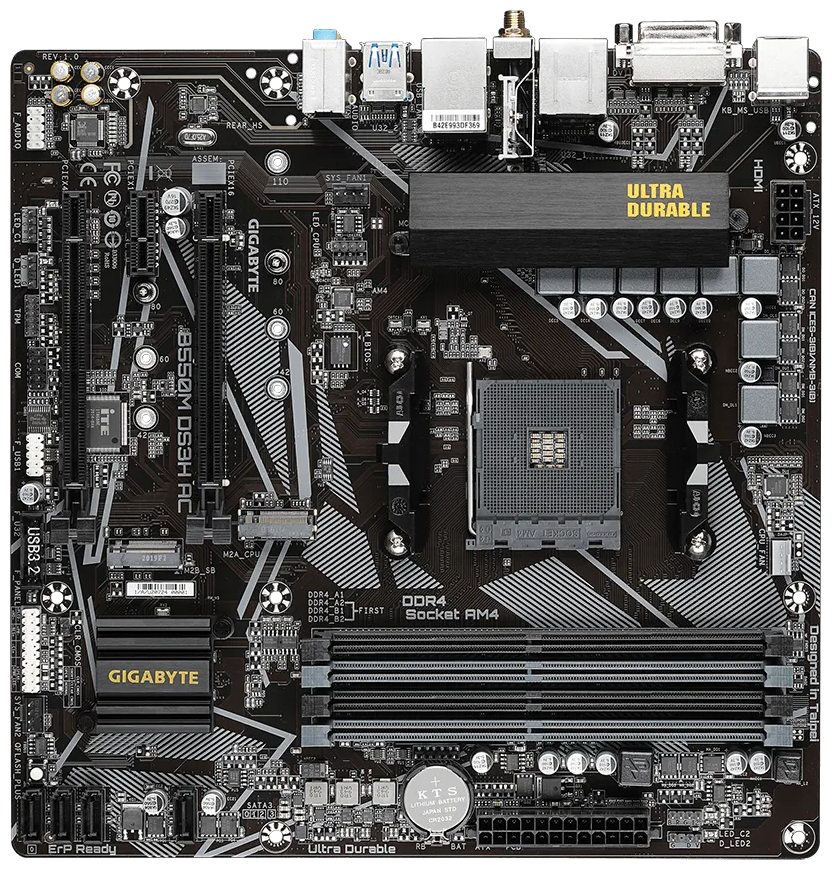 Материнская плата GigaByte B550M DS3H AC rev.1.5