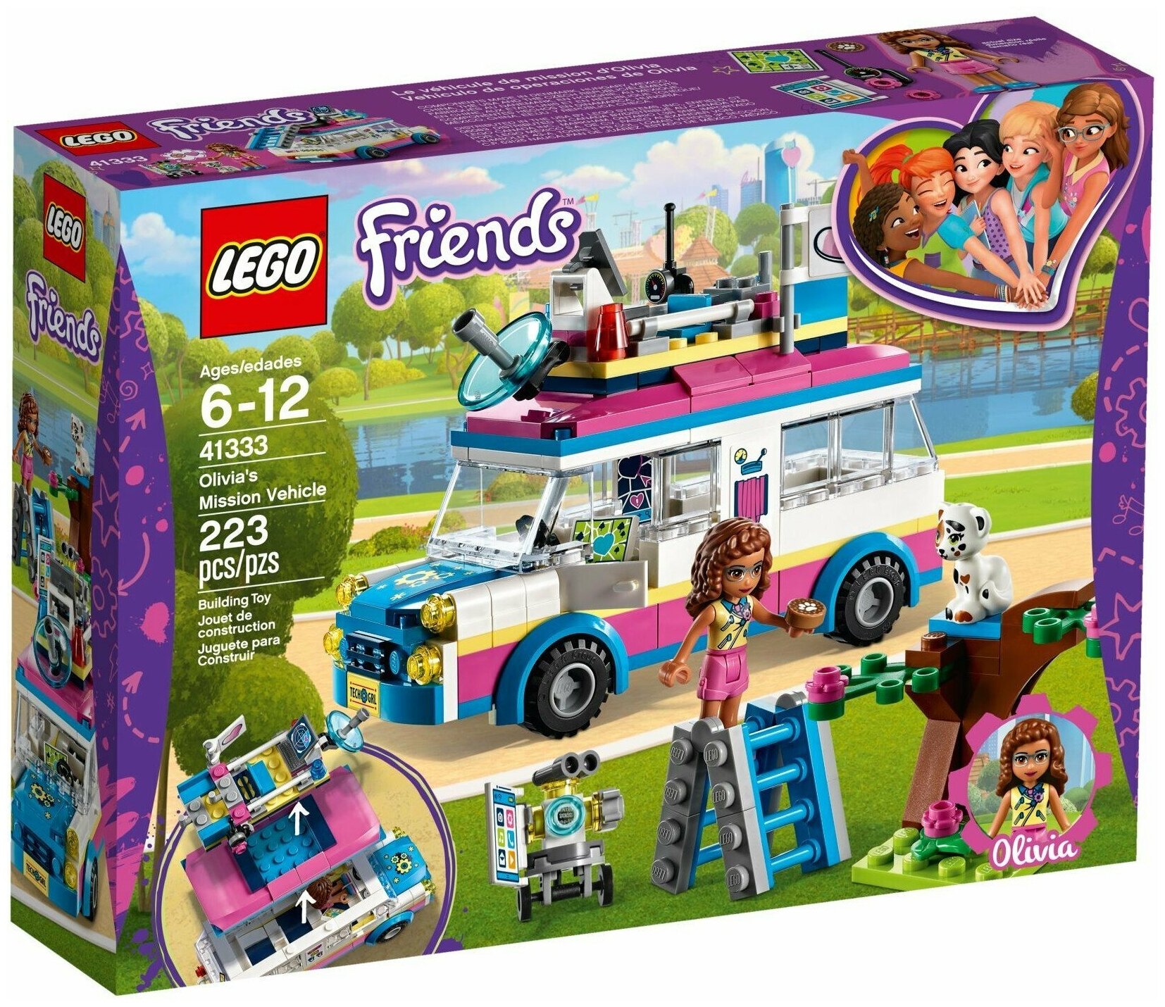 Конструктор LEGO Friends 41333 Оливия – спасательница