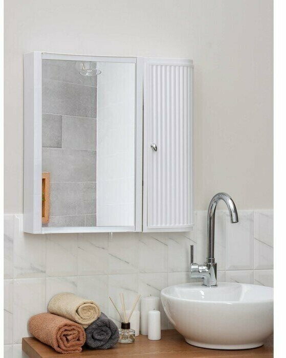 Набор для ванной комнаты Hilton Premium Right, цвет белый