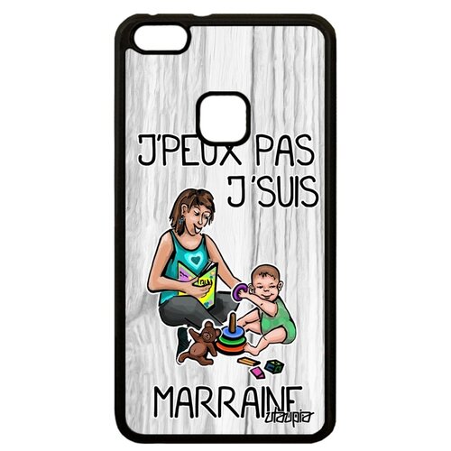 фото Чехол для смартфона huawei p10 lite, "не могу - стала крестной!" юмор карикатура utaupia