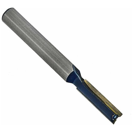 Фреза 2-х ножная без подшипника 10*25 мм,Прямая пазовая фреза