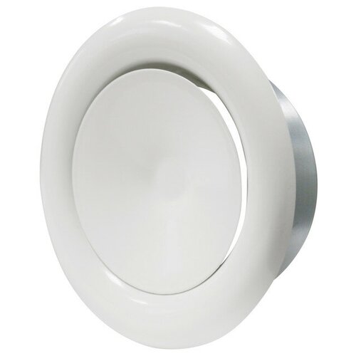 Анемостат приточно-вытяжной эра с фланцем 160мм сталь белый 1936₽