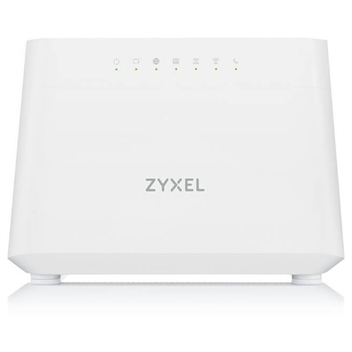 Wi-Fi роутер VDSL2/ADSL2+ Zyxel DX3301-T0, 2xWAN (GE RJ-45 и RJ-11), Annex A, profile 35b, 802.11a/b/g/n/ac/ax (600+1200 Мбит/с), EasyMesh, 4xLAN GE, 2xFXS, 1xUSB2.0 (DX3301-T0-EU01V1F) роутер zyxel dx3301 t0 dx3301 t0 eu01v1f