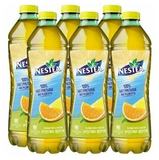 Чай холодный NESTEA (Нести) Цитрусовые фрукты 1,5 л х 6 бутылок