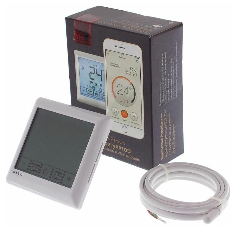 терморегулятор электронный сенс./прогр./wifi MCS 350 TUYA ТЕПЛОЛЮКС - фото №3