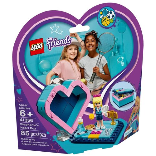 Конструктор LEGO Friends 41356 Шкатулка-сердечко Стефани, 85 дет. игрушка подружки игровая шкатулка андреа
