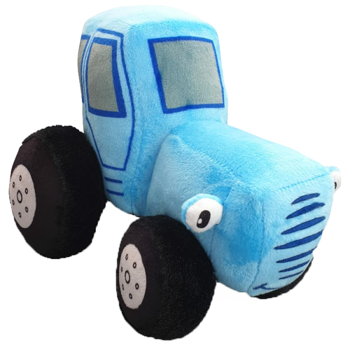 Мягкая игрушка Играмир Синий Трактор, 18 см