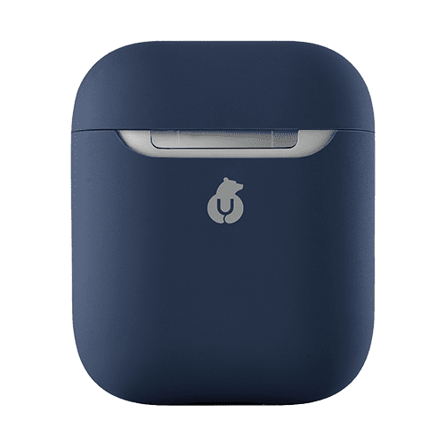 Кейс uBear Touch Case Super Slim для AirPods 1/2, blue брелок подвеска ubear touch case для airtag тёмно синий