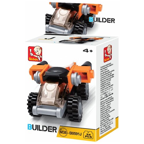 конструктор sluban builder m38 b0595c броневик 43 дет Конструктор SLUBAN Builder M38-B0591J Машина, 34 дет.