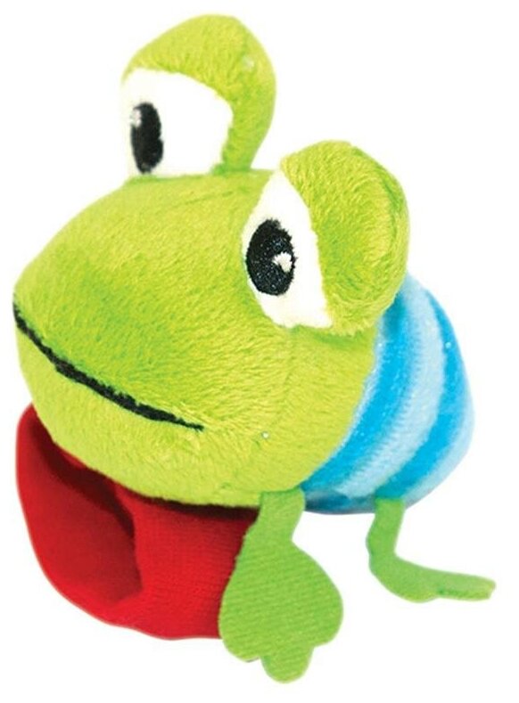 Мягкая игрушка-погремушка Happy Snail Лягушонок Квака - фото №2