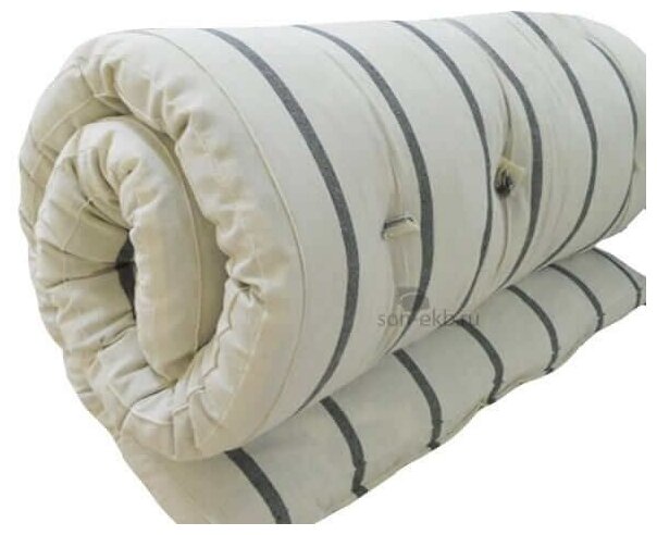 фото Ватный Матрас 70x190 8 см хлопковое регенерированное волокно