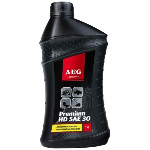 AEG Lubricants Premium HD SAE 30 API SJ/CF Масло четырехтактное 1л 30627