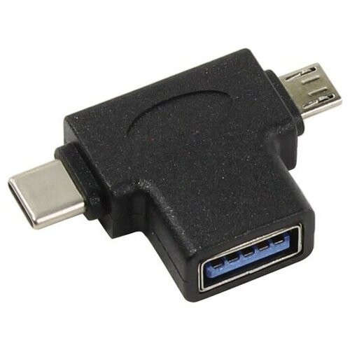 Адаптер OTG (On-The-Go) USB 3.0 type C/micro-B -> A Orient UC-302 адаптер usb type c мама usb b папа для сканера