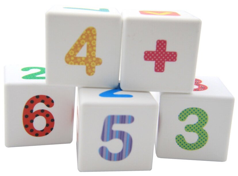 Кубики Десятое Королевство Школа дошколят Веселая арифметика, для девочек - фото №4